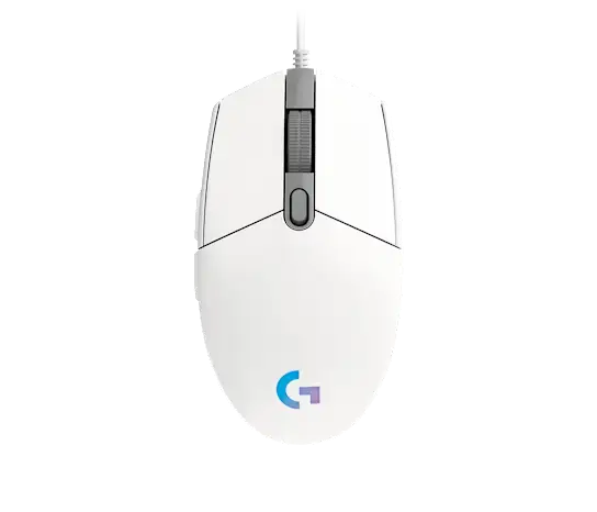 MOUSE GAMING, LOGITECH, G203 LIGHTSYNC WHITE 8000DPI
