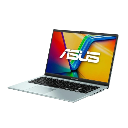 LAPTOP, ASUS VIVOBOOK GO 15 E1504FA-BQ5556, RYZEN 5 40, 8GB DDR5, 512GB SSD, 15.6¨ FHD, ESP, MOCHILA. GREEN