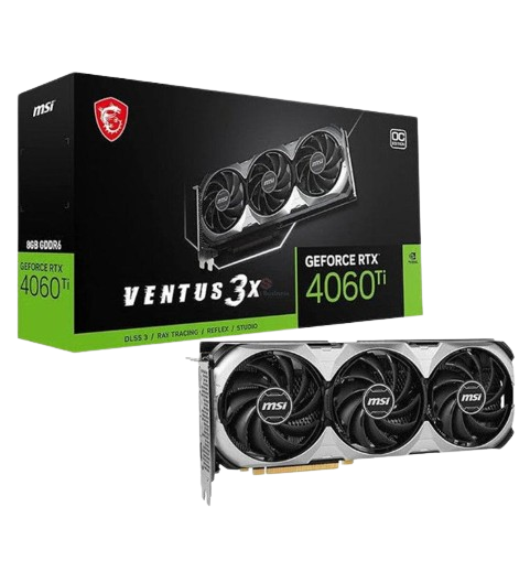 TARJETA DE VIDEO, MSI, 8GB RTX4060TI V3X GDDR6