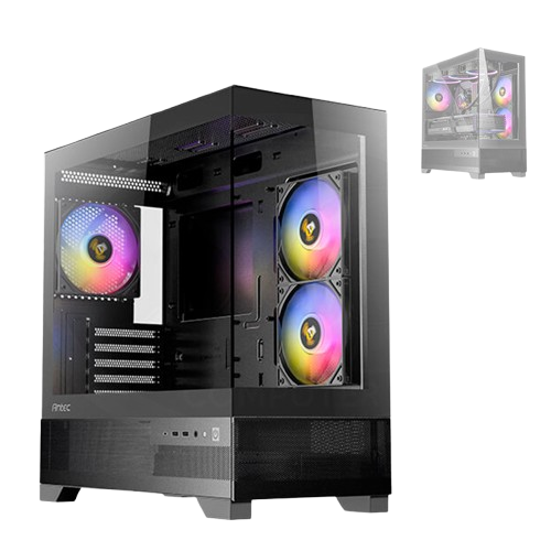CASE ANTEC CX500M ARGB BLACK SIN FUENTE