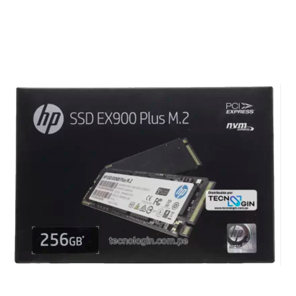 SSD HP 256GB EX900 M.2 NVME