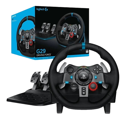 TIMON C/PEDAL, LOGITECH-G, G29 RACING WHEEL PS4/PS3/PC USB BLACK