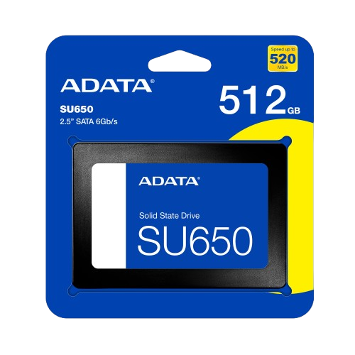 SSD, ADATA, SU650 512GB 2.5 SATA