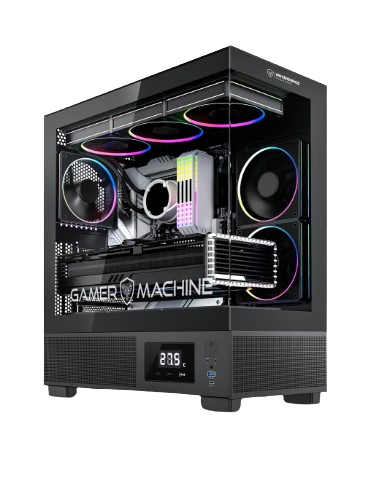 CASE GAMER, MICRONICS, ATX VULKANO MIC FC1001 6FAN ARGB CON LED DE TEMPERATURA
