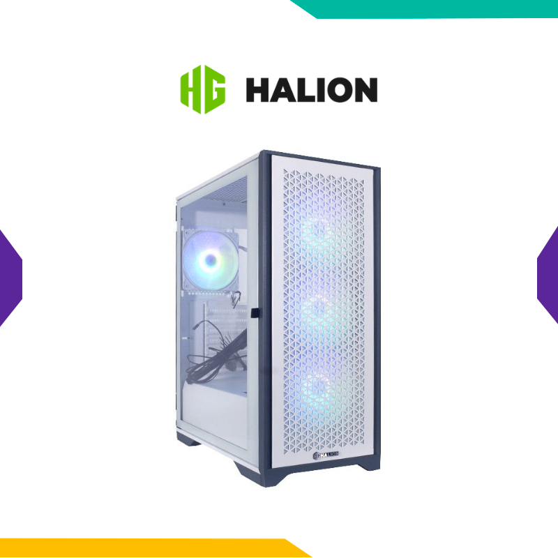 CASE GAMER, HALION, SNAKE C482TG BLANCO 