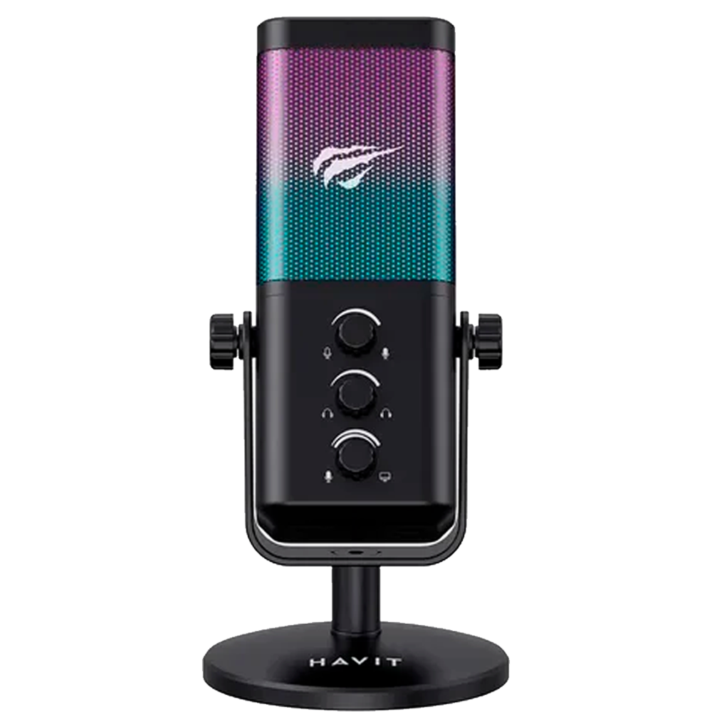 MICROFONO, HAVIT, GK65 RGB BLACK