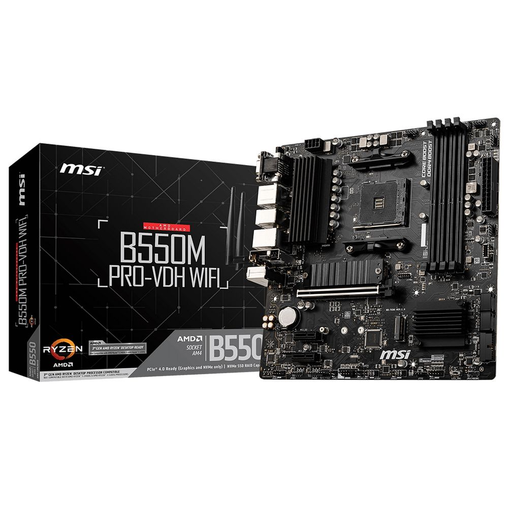 MBB, MSI, AMD AM4 B550 PRO VDH WIFI	