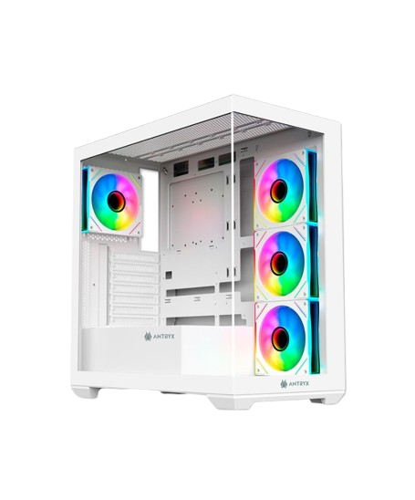 CASE GAMER MICRONICS GAMING ATX LEGEND MIC CG806 7FAN RGB WHITE