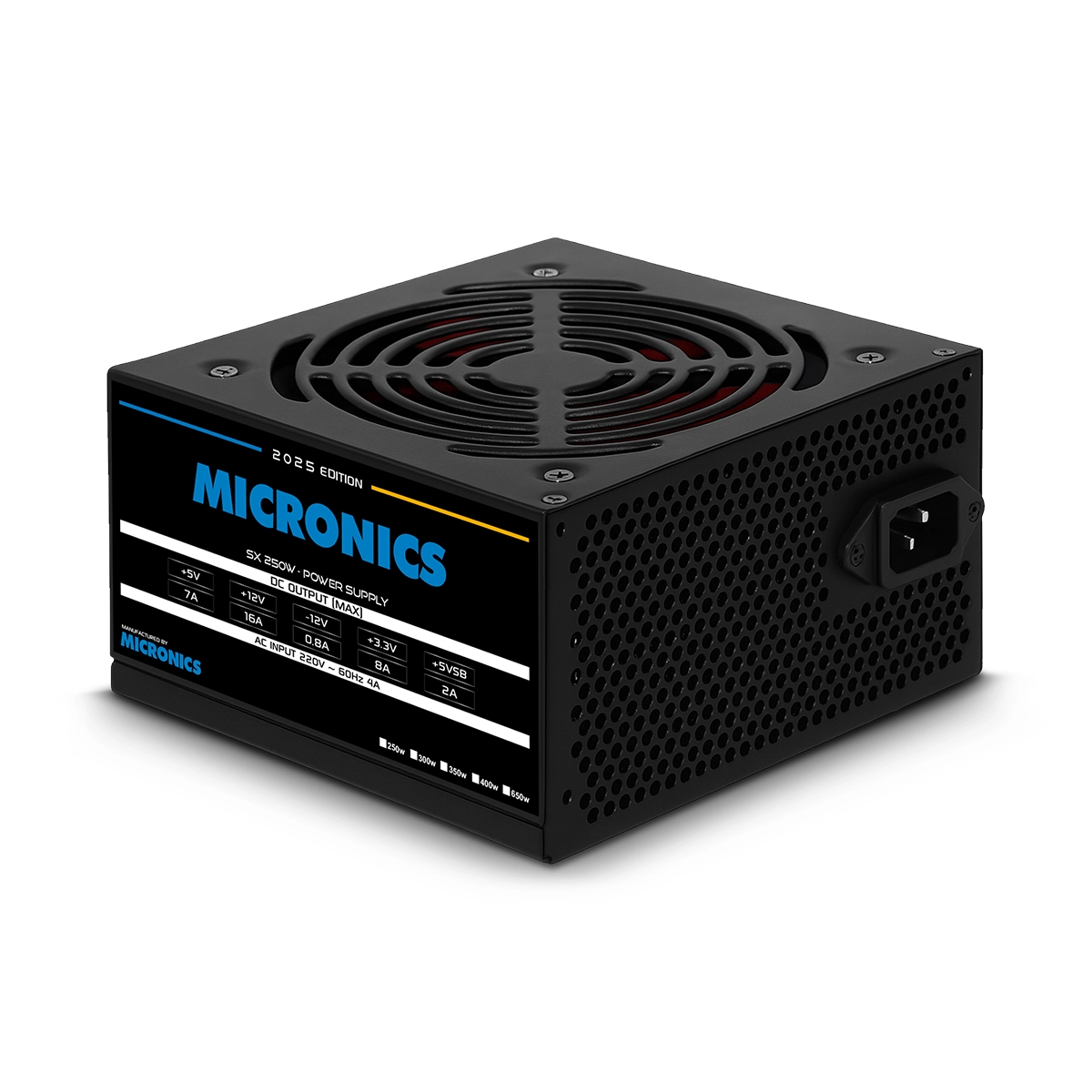FUENTE DE PODER microATX SX P250W EN CAJA MICRONICS