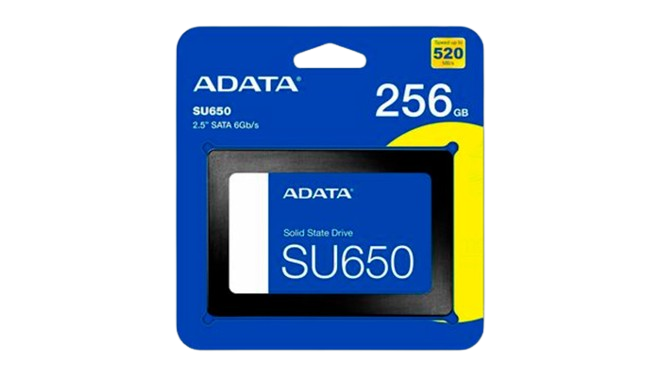 SSD, ADATA SU650, SATA 2.5 256GB 520MB/S